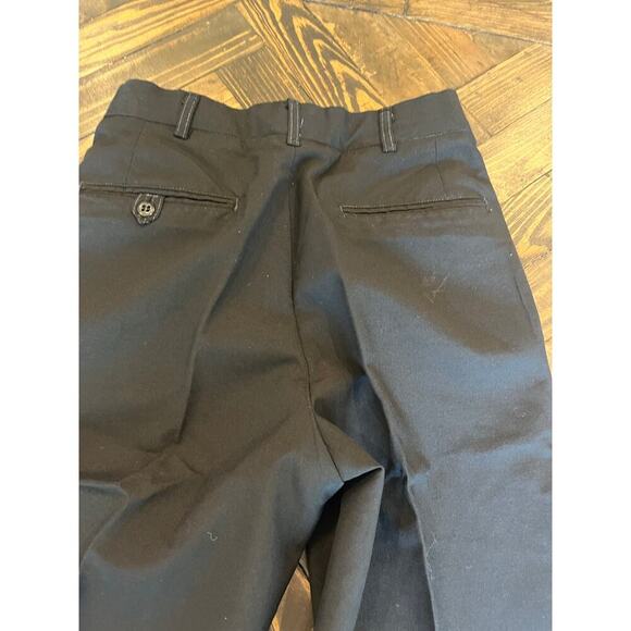 US Navy Men XS Wool Black Enlisted Service Uniform Dress Slacks Military Neutral - Picture 8 of 8